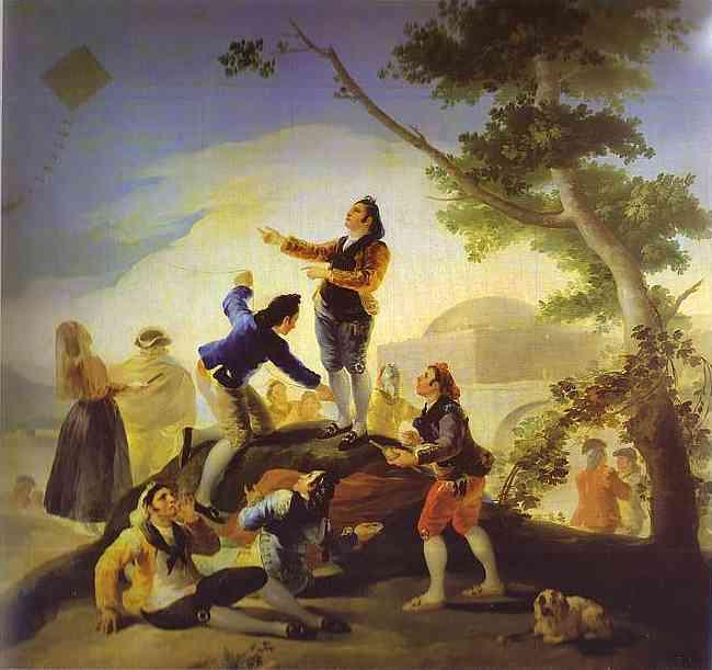 Francisco Jose de Goya La cometa(Kite) oil painting picture
